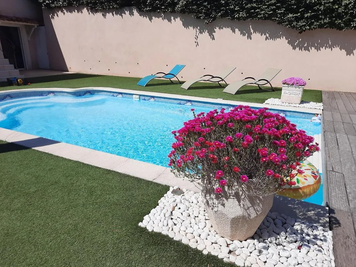 Villa Madysan St Aygulf, Piscine Privee Chauffee, Jardin, 900M De La Mer 圣艾格夫 0*,