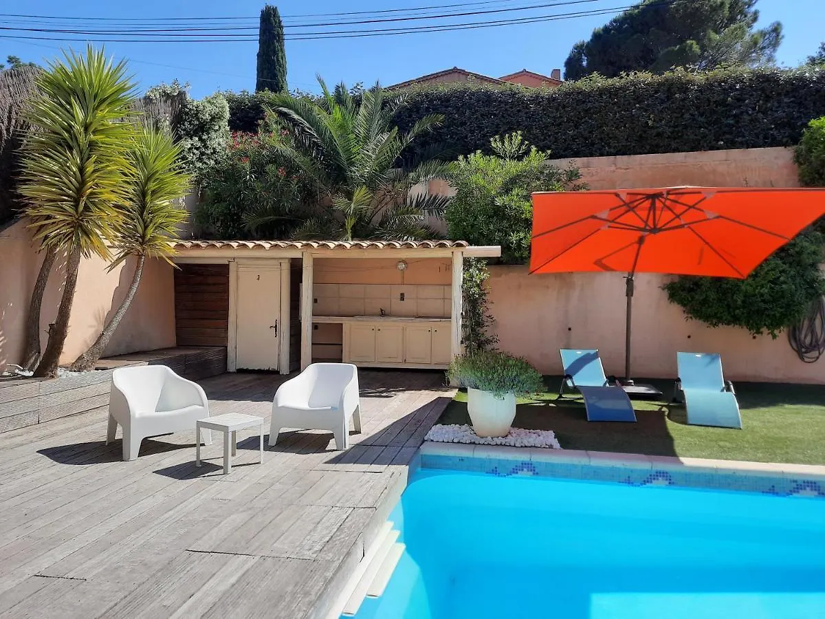 Villa Madysan St Aygulf, Piscine Privee Chauffee, Jardin, 900M De La Mer 圣艾格夫 0*,  法国