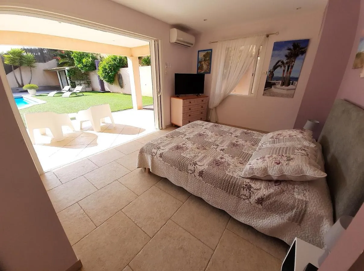 Villa Madysan St Aygulf, Piscine Privee Chauffee, Jardin, 900M De La Mer 圣艾格夫 法国