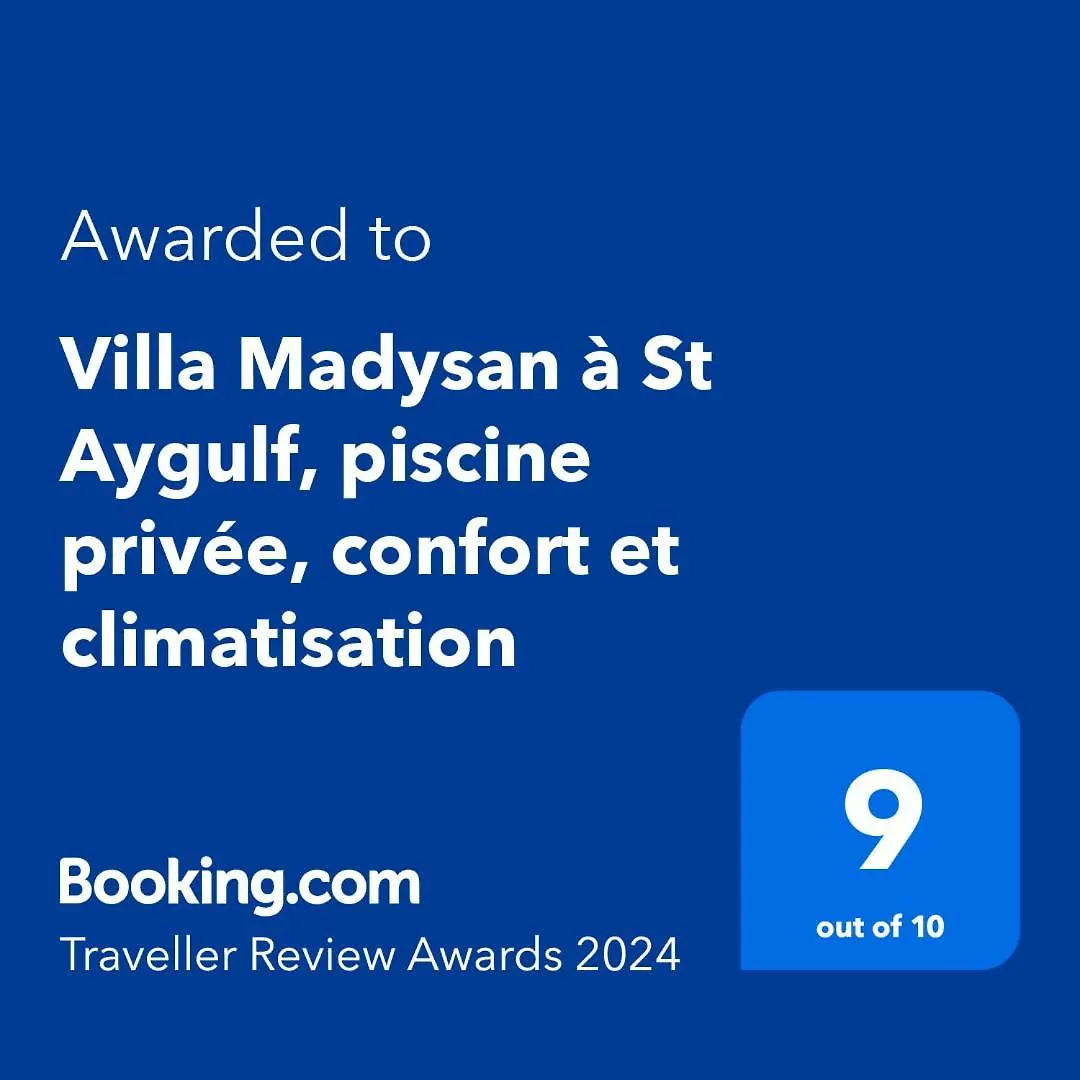 Villa Madysan St Aygulf, Piscine Privee Chauffee, Jardin, 900M De La Mer 圣艾格夫